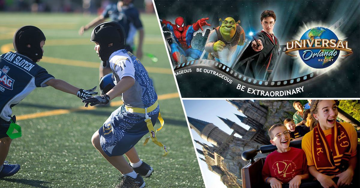 why battle orlando for family vacation flag football tournament