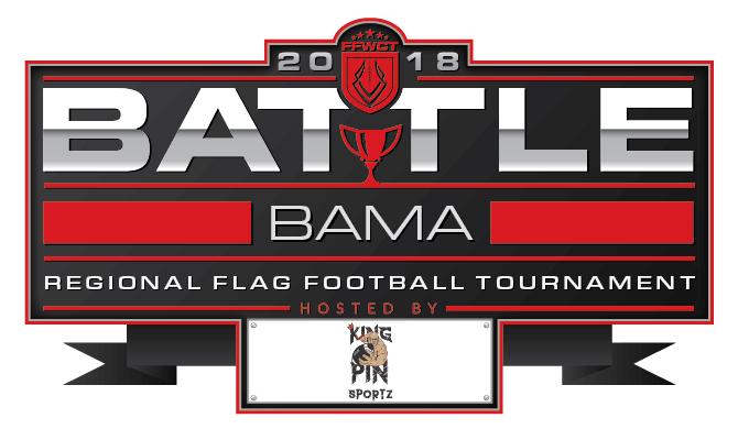 Battle Bama Flag Football Tournament Logo